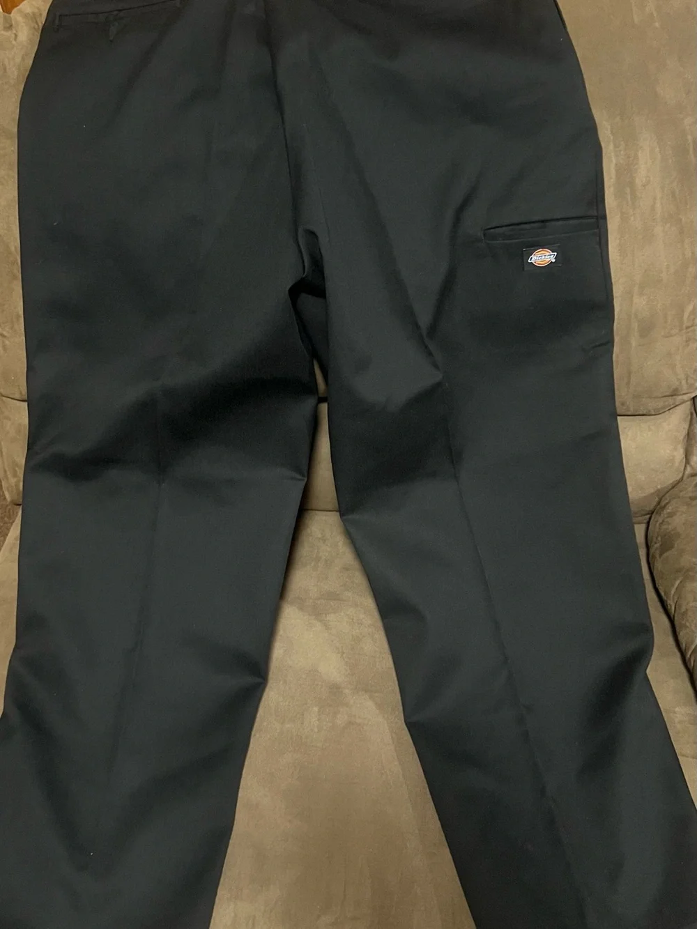 Dickies Men's Black Straight Work Chinos